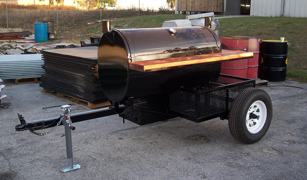 Backyard Smoker  Custom BBQ Smokers and Trailers