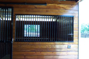 Custom Fabricated Barn Stall Bars and Window